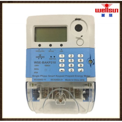 Single Phase Phase Missing Tamering Proof Eletricity Energy Meters